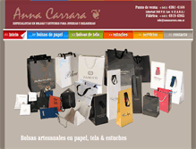 Tablet Screenshot of annacarrara.com.ar